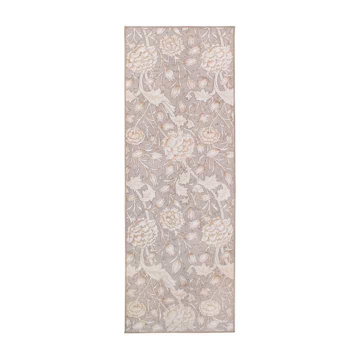 Kalini Floral Natural Machine Washable Rug