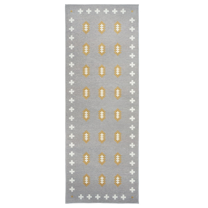 Nordic Weave Mushroom Machine Washable Rug